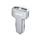 2-Port Car Charger-Silver