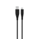 Goui - Silicon USB to Type C - 1.5Mts Black Cable